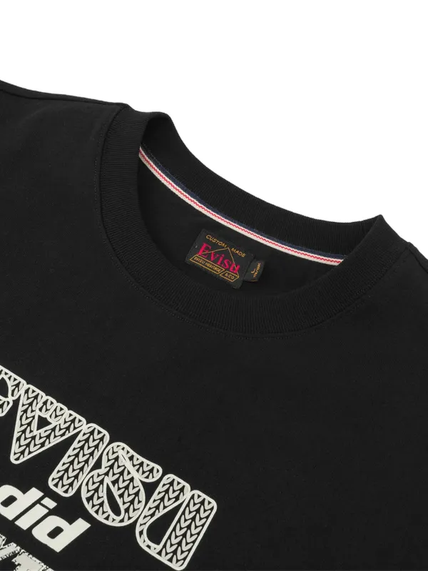 EVISU graphic-print T-shirt | Black | FARFETCH
