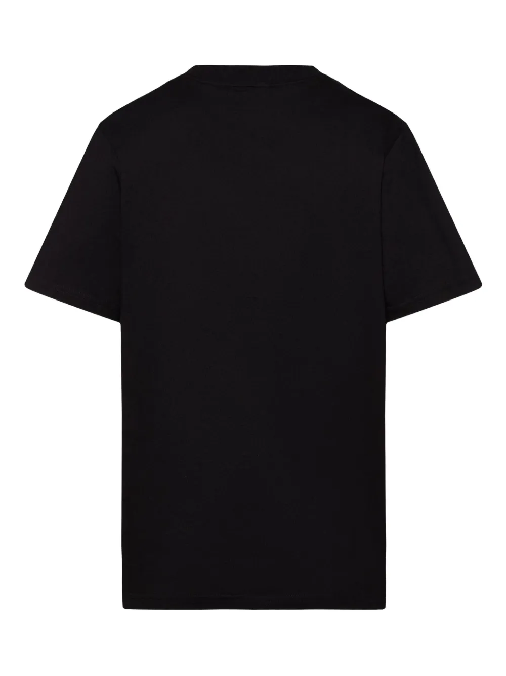 EVISU T-shirt met geborduurd logo - Zwart