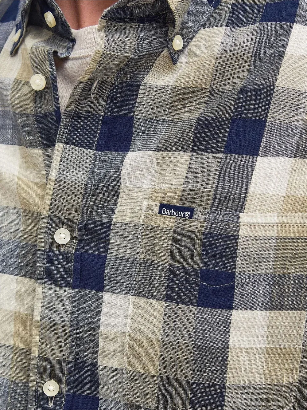 Barbour checked button-up shirt | Image 2