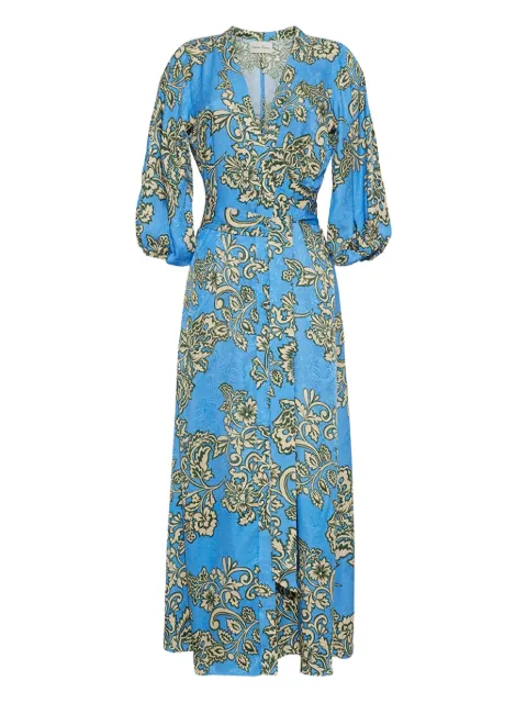 Cara Cara Rosewood floral-print midi dress