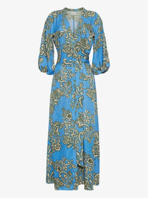 Cara Cara vestido midi Rosewood con estampado floral
