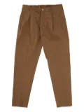 OUTFIT pleated trousers - TOBACCO