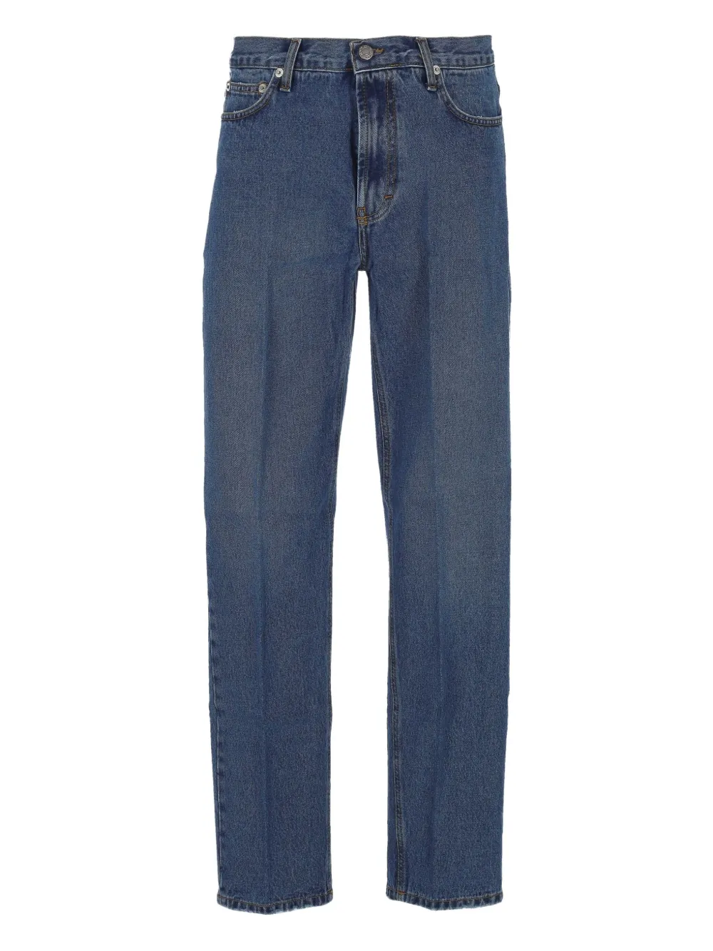 cotton embroidered jeans
