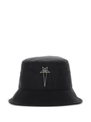 帽子 Rick Owens x Champion GILLIGAN HAT Rick Owens X Champion Gilligan Bucket Hat | Black | FARFETCH