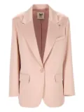 Aniye By peak-lapel pin blazer - Pink