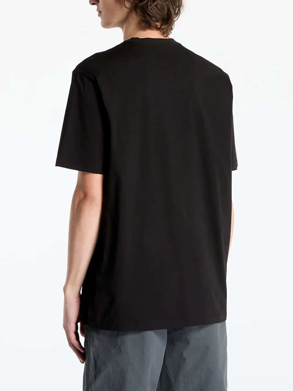 C.P. Company T-shirt met vierkant logo Zwart