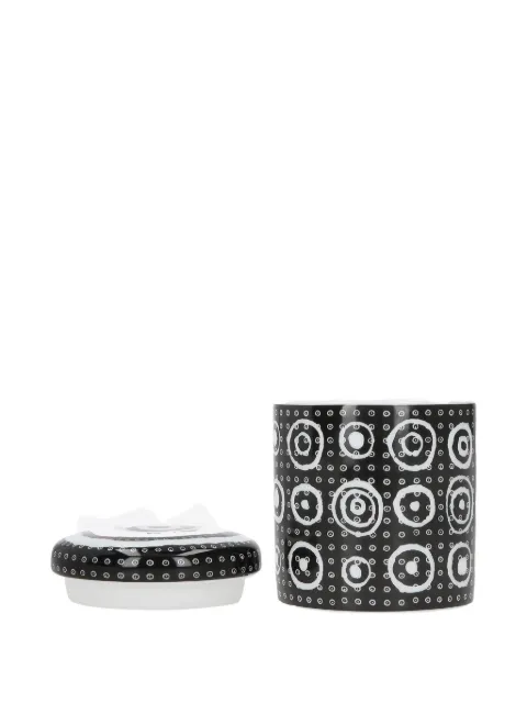 10 CORSO COMO circles print ceramic candle