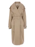 Niccolò Pasqualetti chain-detail belted trench coat - Neutrals