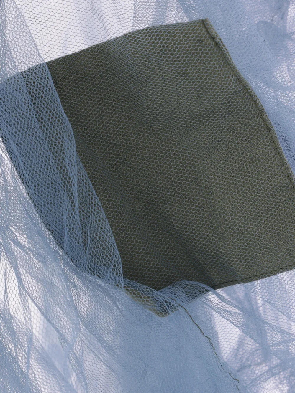 Comme Des Garçons Tao Top Mit Rüschen In Blue