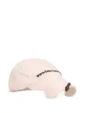 Balenciaga Front Piercing embroidered cap - White