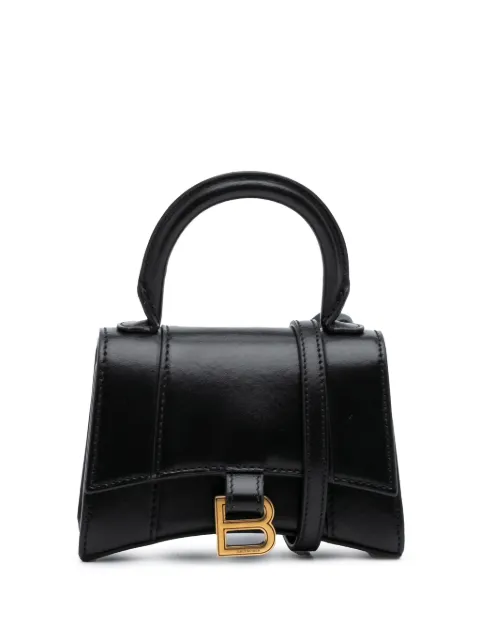 Balenciaga Pre-Owned bolsa satchel Mini Leather Hourglass Top Handle Bag 2007