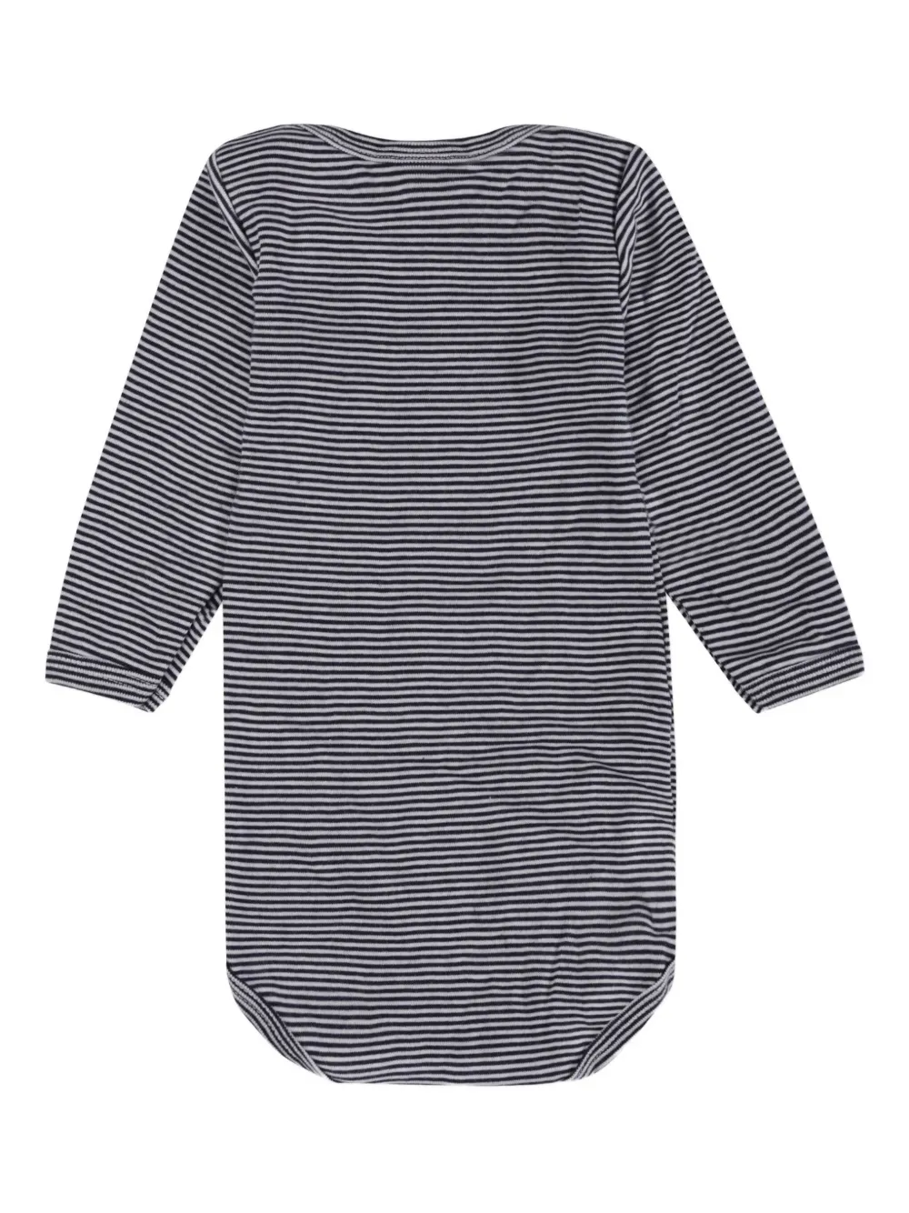 Petit Bateau Drie gestreepte rompers Wit
