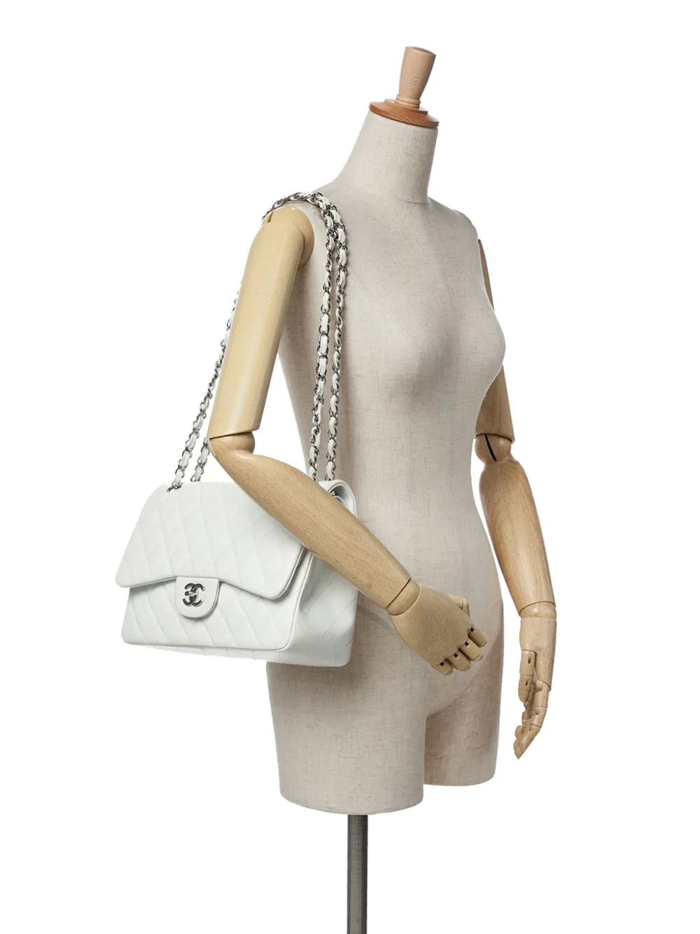 CHANEL Pre-Owned 2013-2014 Jumbo Classic Caviar Double Flap shoulder bag | Pre-Owned | Image 2