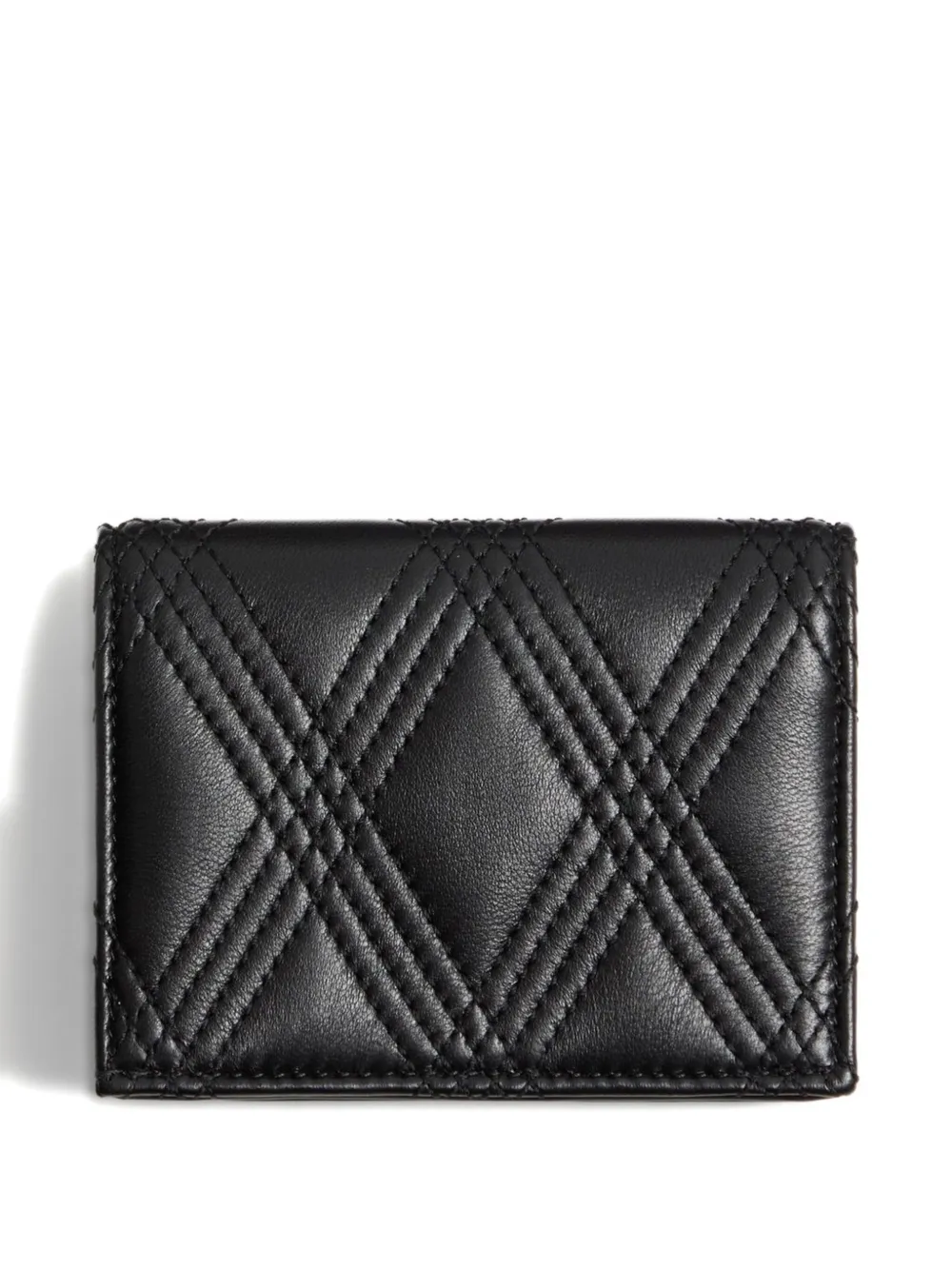 Valentino Garavani quilted leather cardholder Zwart