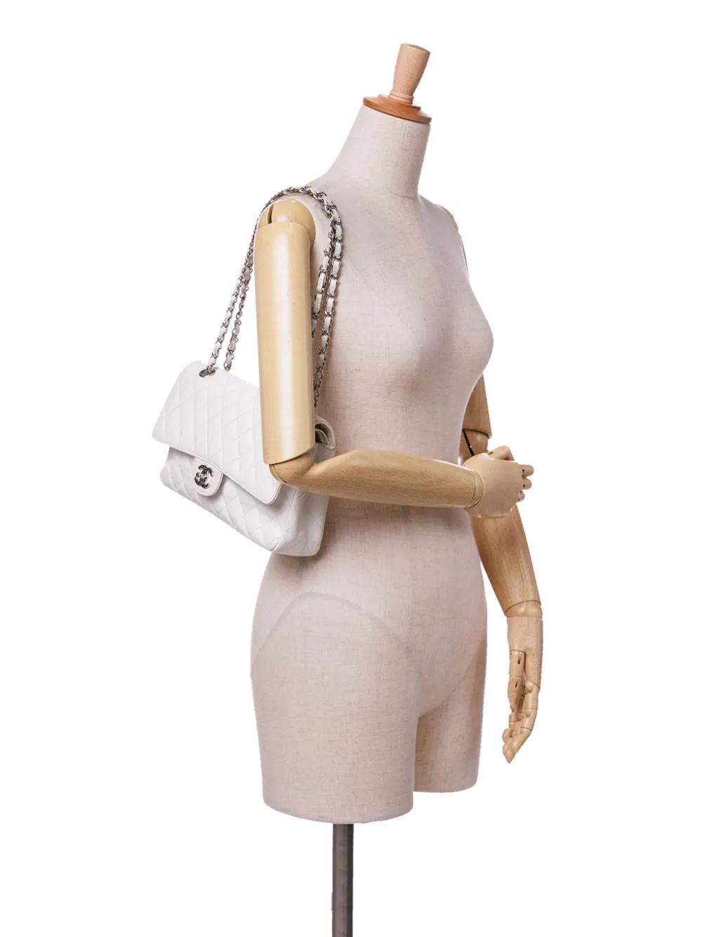 CHANEL Pre-Owned 2008-2009 Medium Classic Caviar Double Flap shoulder bag | Pre-Owned | Image 2