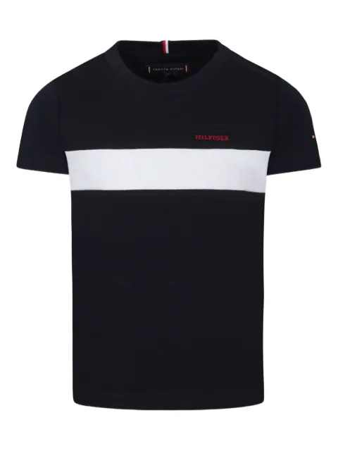 Tommy Hilfiger Junior stripe-detail T-shirt