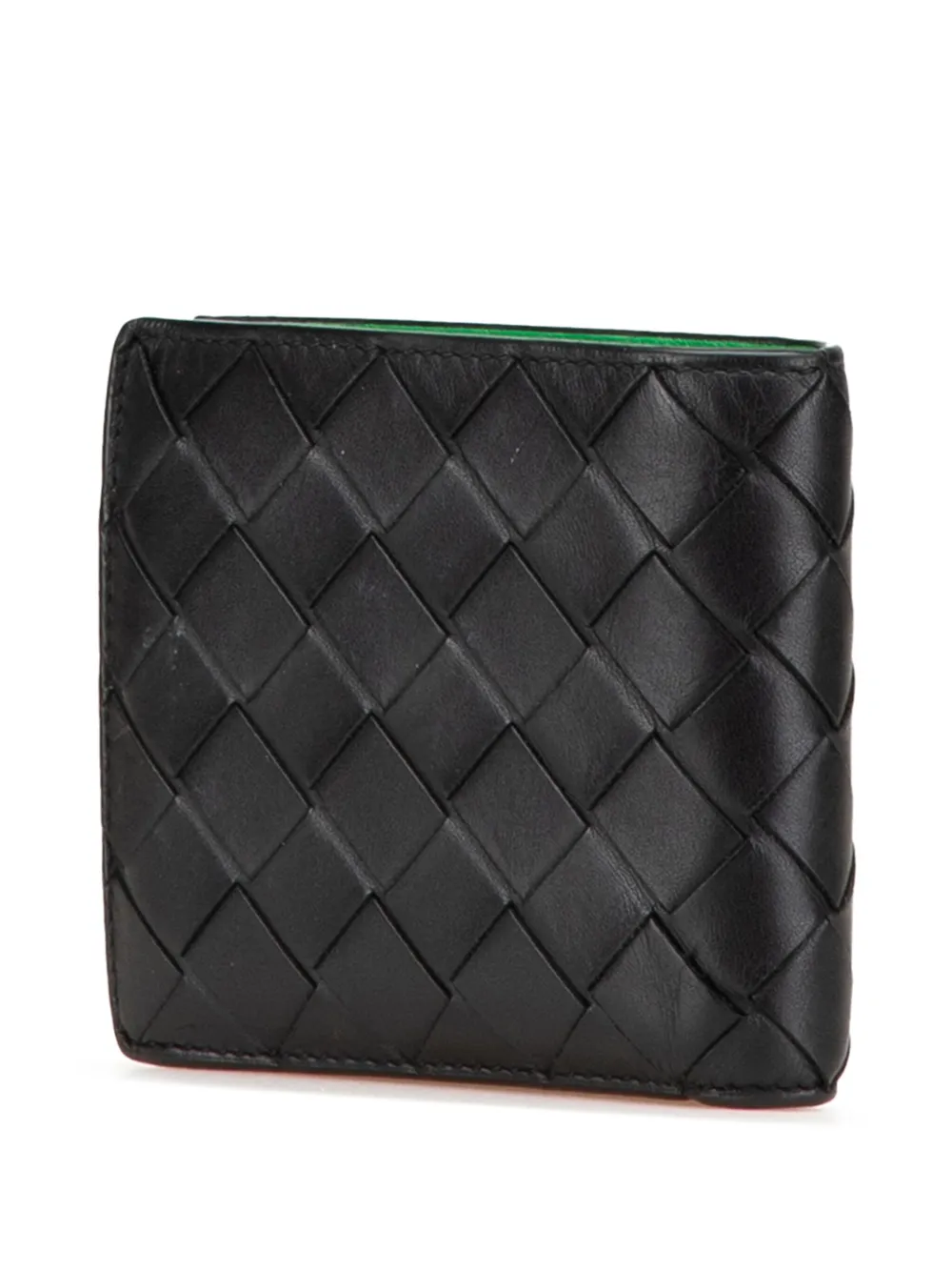Bottega Veneta Pre-Owned 2012-2024 Leather Intrecciato Bifold Wallet small wallets | Men | Image 2