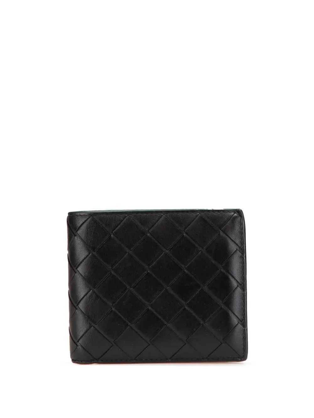 Bottega Veneta Pre-Owned 2012-2024 Leather Intrecciato Bifold Wallet small wallets | Black | Image 1