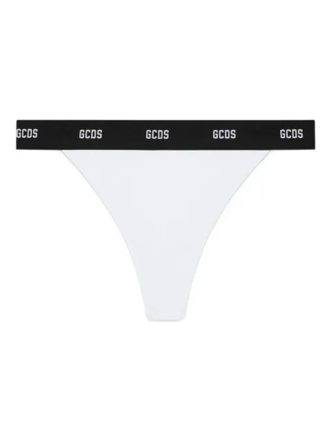 GCDS ribbed logo thong