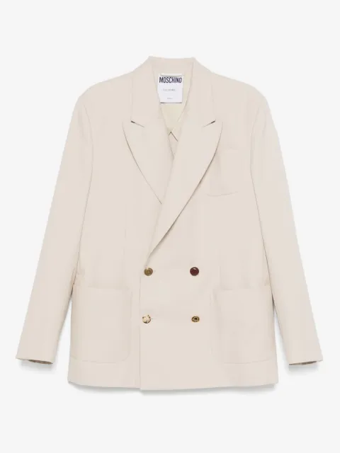 Moschino blazer à boutonnière croisée