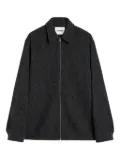 Jil Sander zip-front collar jacket - Grey