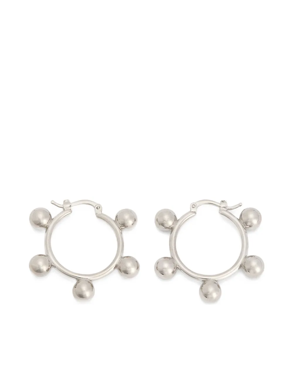 Jil Sander arracadas con detalle de esfera | plateado | Image 1