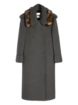 Max Mara Kadiak コート | グレー | FARFETCH JP