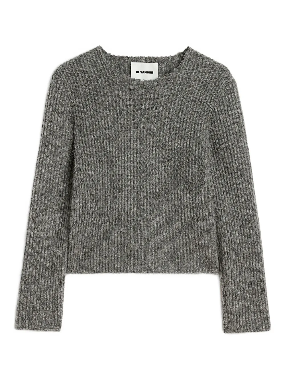 Jil Sander Ribgebreide trui Grijs