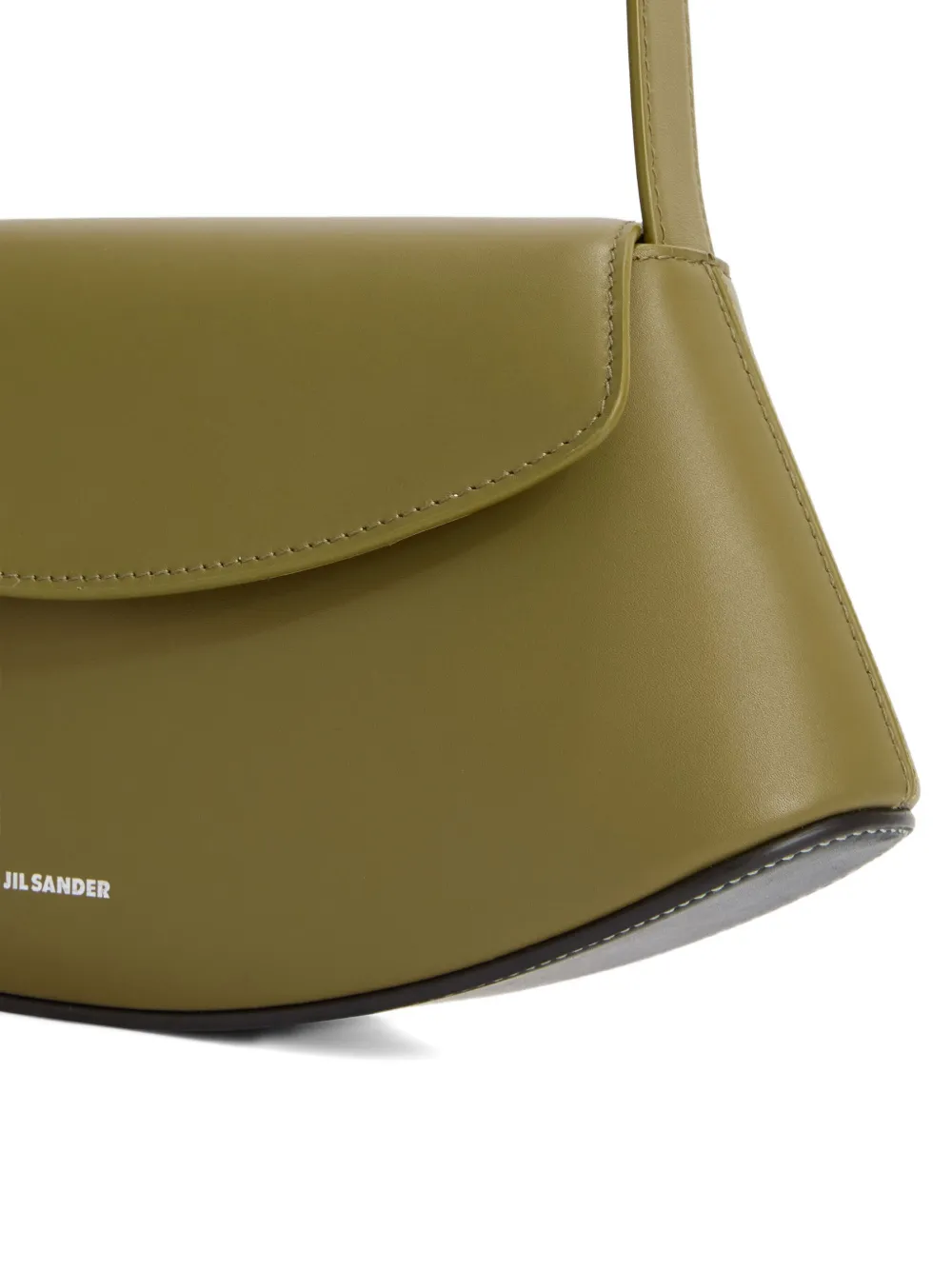 Jil Sander Small Eldorado Flap Shoulder Bag In Green