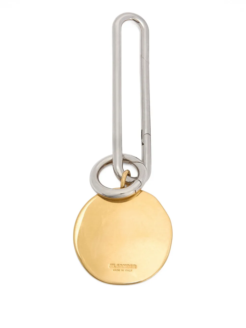 Jil Sander Gold-tone Round-pendant Keyring