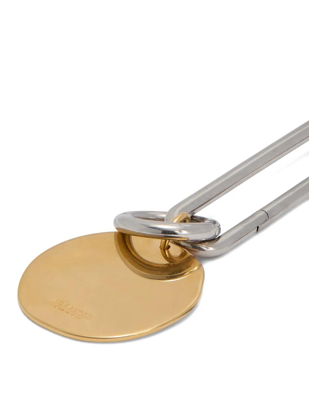 Jil Sander Gold-tone Round-pendant Keyring