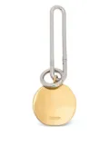 Jil Sander round-pendant keyring - Silver
