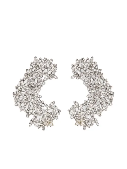 Jil Sander zirconie-embellished earrings