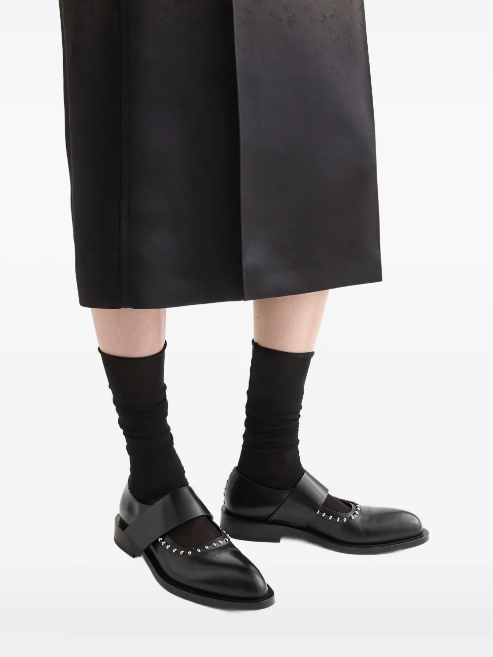 Jil Sander stud-embellished pumps Black