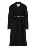 Jil Sander double-breasted coat - Black