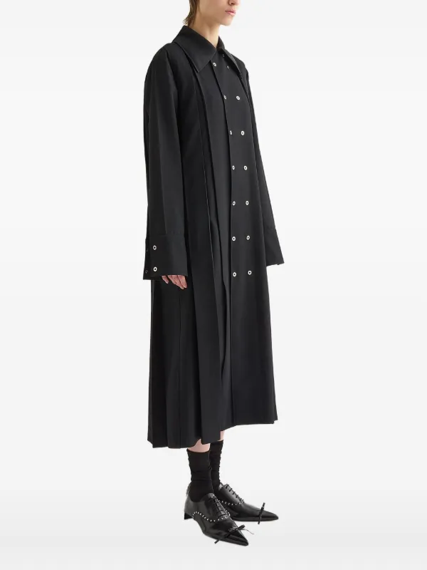 Jil Sander ダブルコート | ブラック | FARFETCH JP