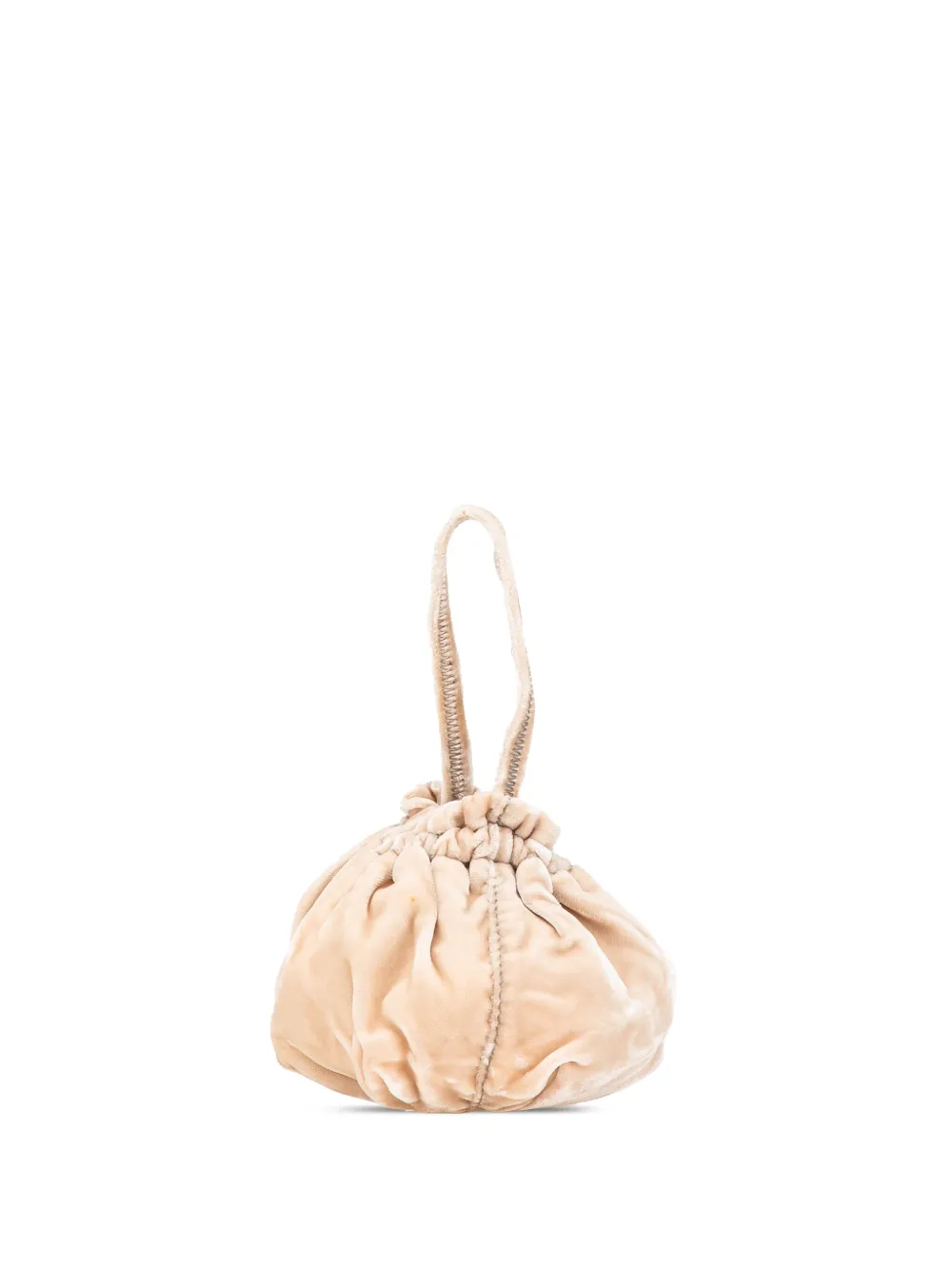 Prada Pre-Owned 1999 Velvet bucket bag | Brown | Image 1
