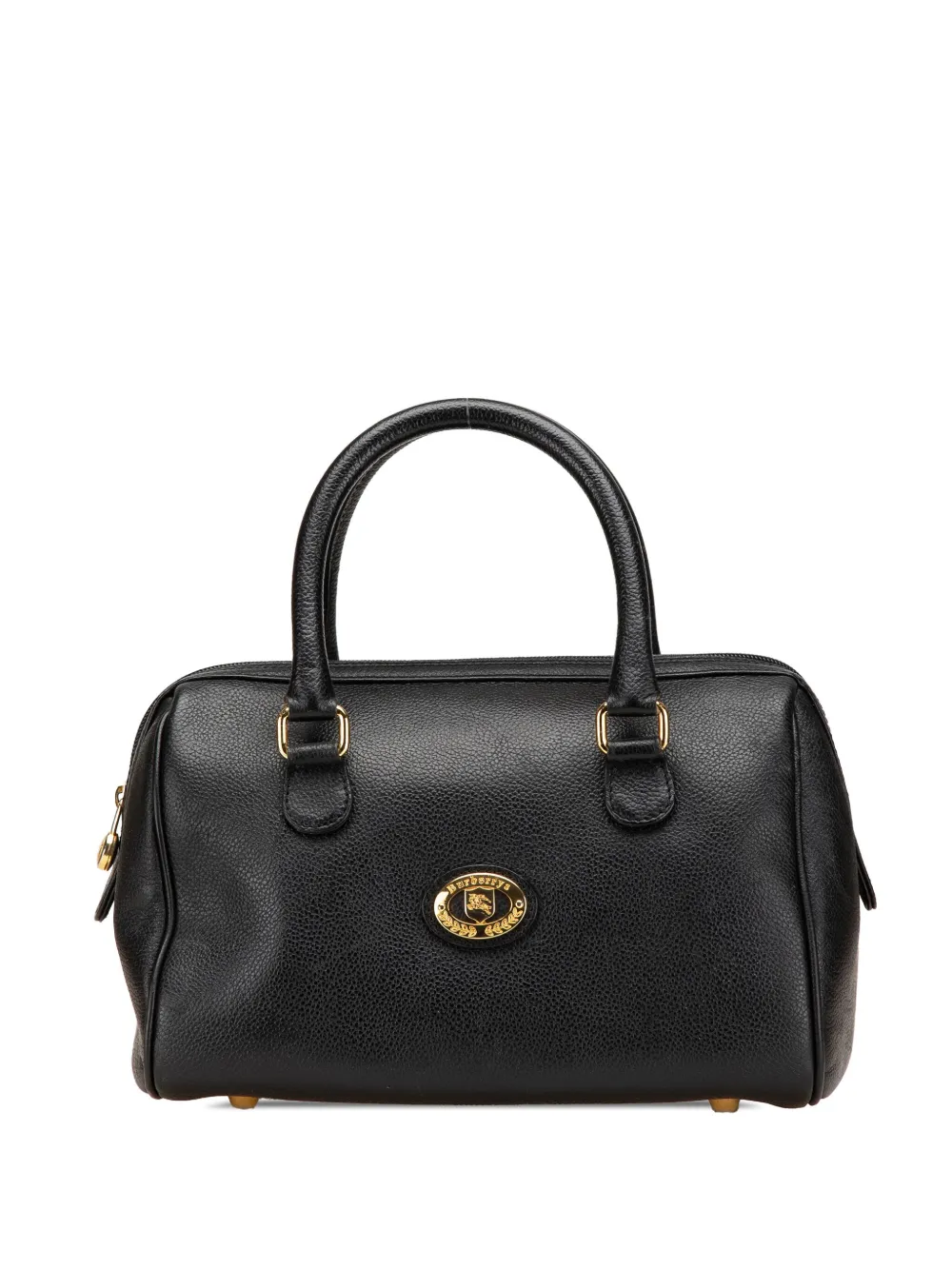 Burberry Pre-Owned 20th Century レザーボストンバッグ - ブラック Burberry Pre-Owned 20th Century レザーボストンバッグ - ブラック