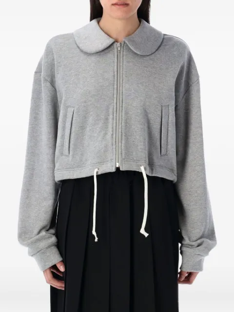 Comme Des Garçons Girl cropped zip-up sweatshirt