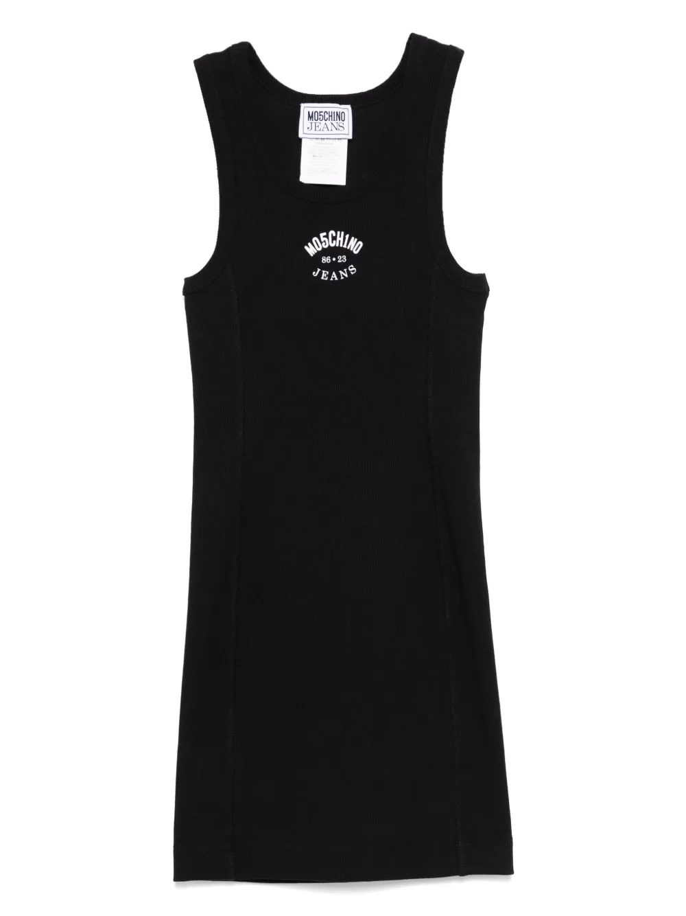 logo-print mini dress