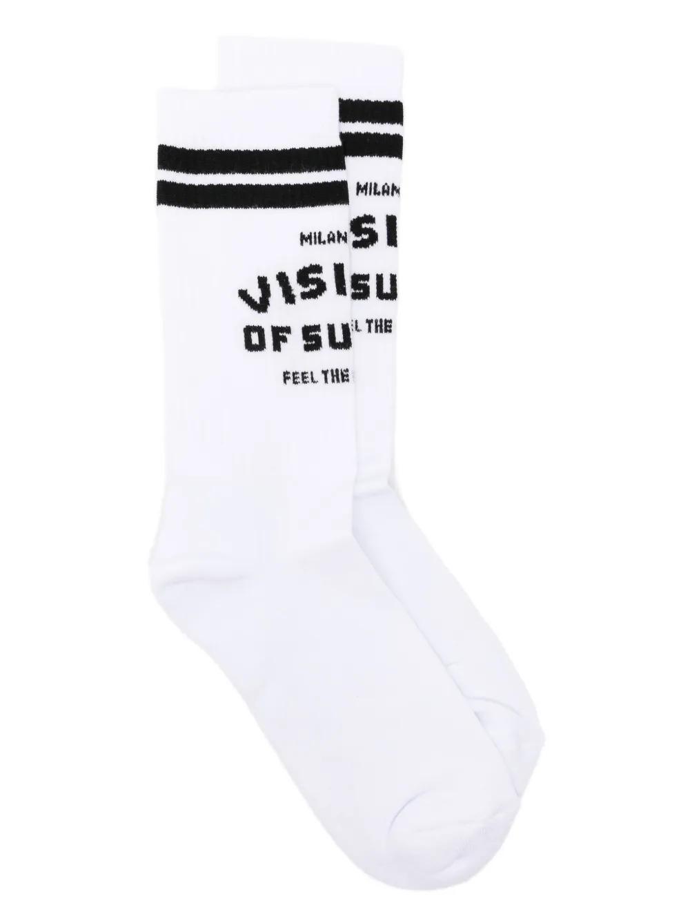 Vision Of Super calcetines con logo en jacquard | blanco | Image 1