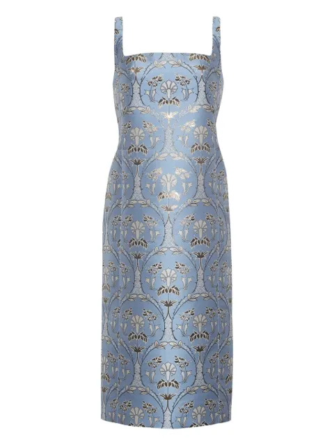 Cara Cara Carlie floral-patterned square-neck dress