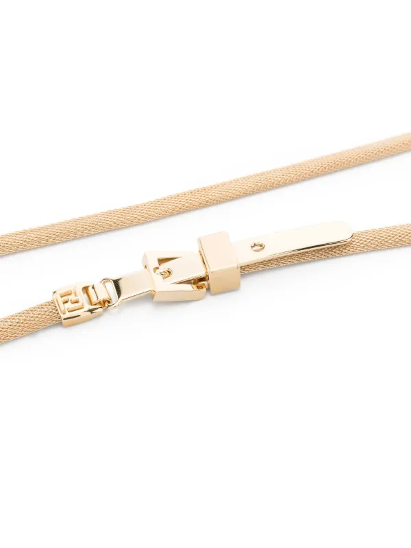 ⭐*︎様 超美品　FENDI　フェンディ　ゴールド　チェーン　ベルト FENDI モノグラム チェーンベルト | ゴールドトーン | FARFETCH JP
