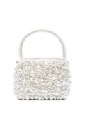 Cult Gaia Solene pearl-embellished top handle bag - White