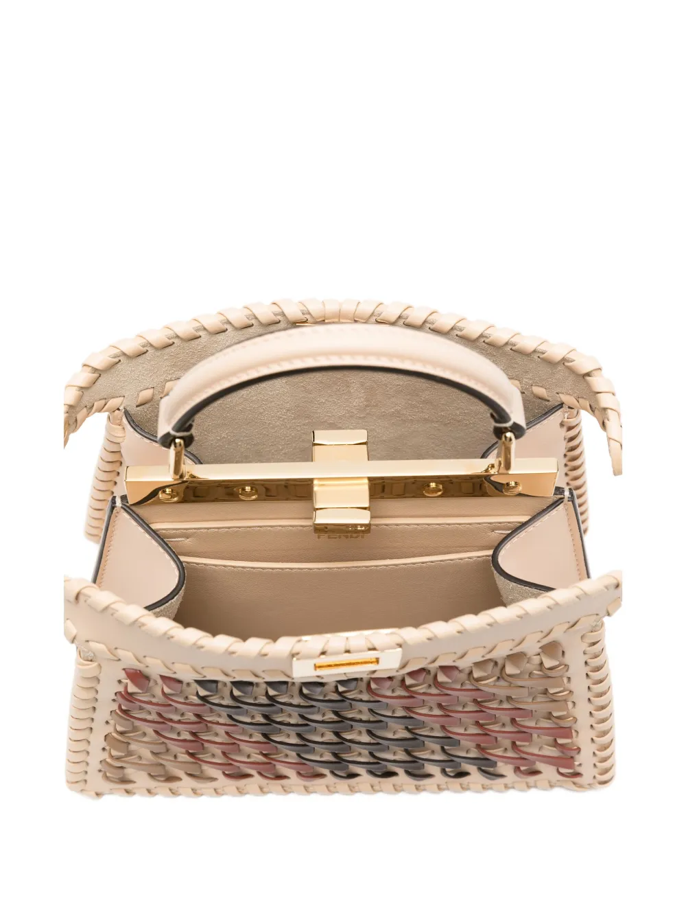 Fendi Peekaboo Iseeu Tote Bag In Neutral