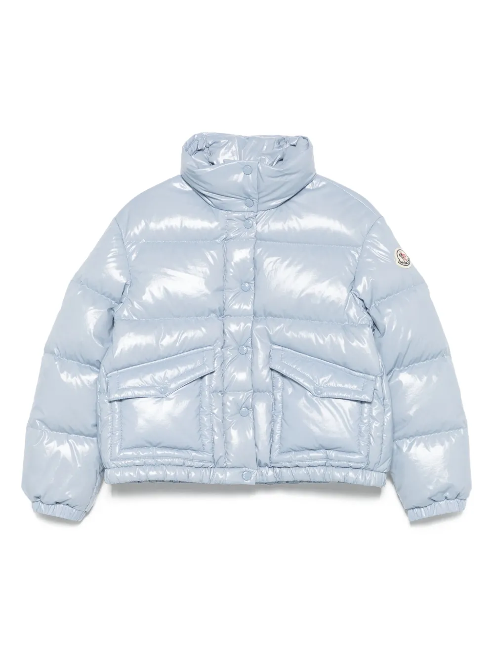 Moncler Enfant Puivert gewatteerd jack Blauw