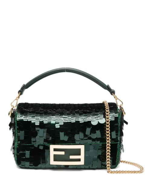 FENDI mini Baguette sequined tote bag