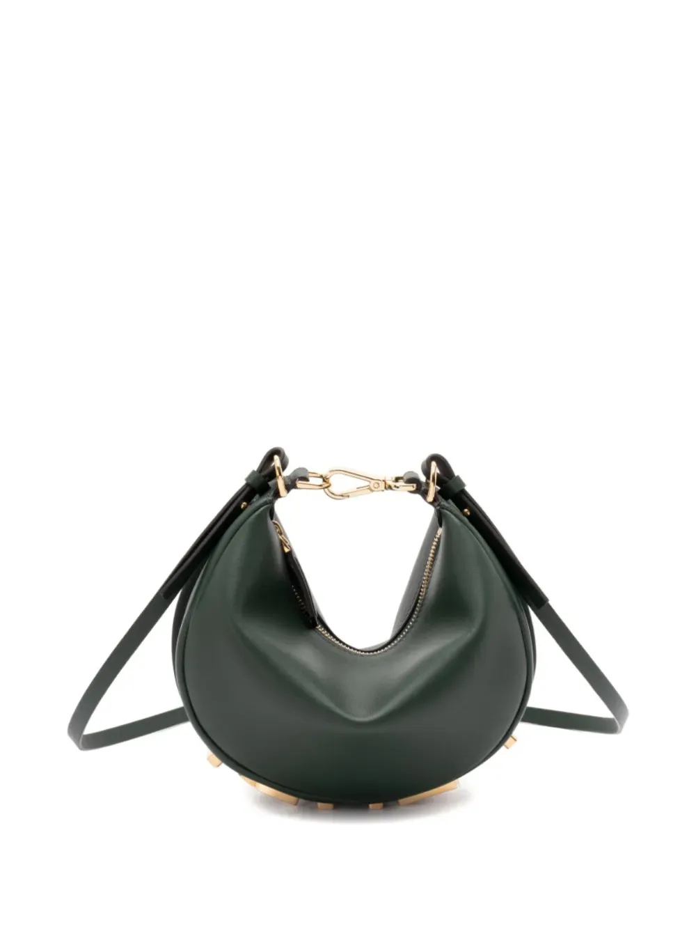 FENDI FENDI MINI FENDIGRAPH MATTE LEATHER CLUTCH | Image 2