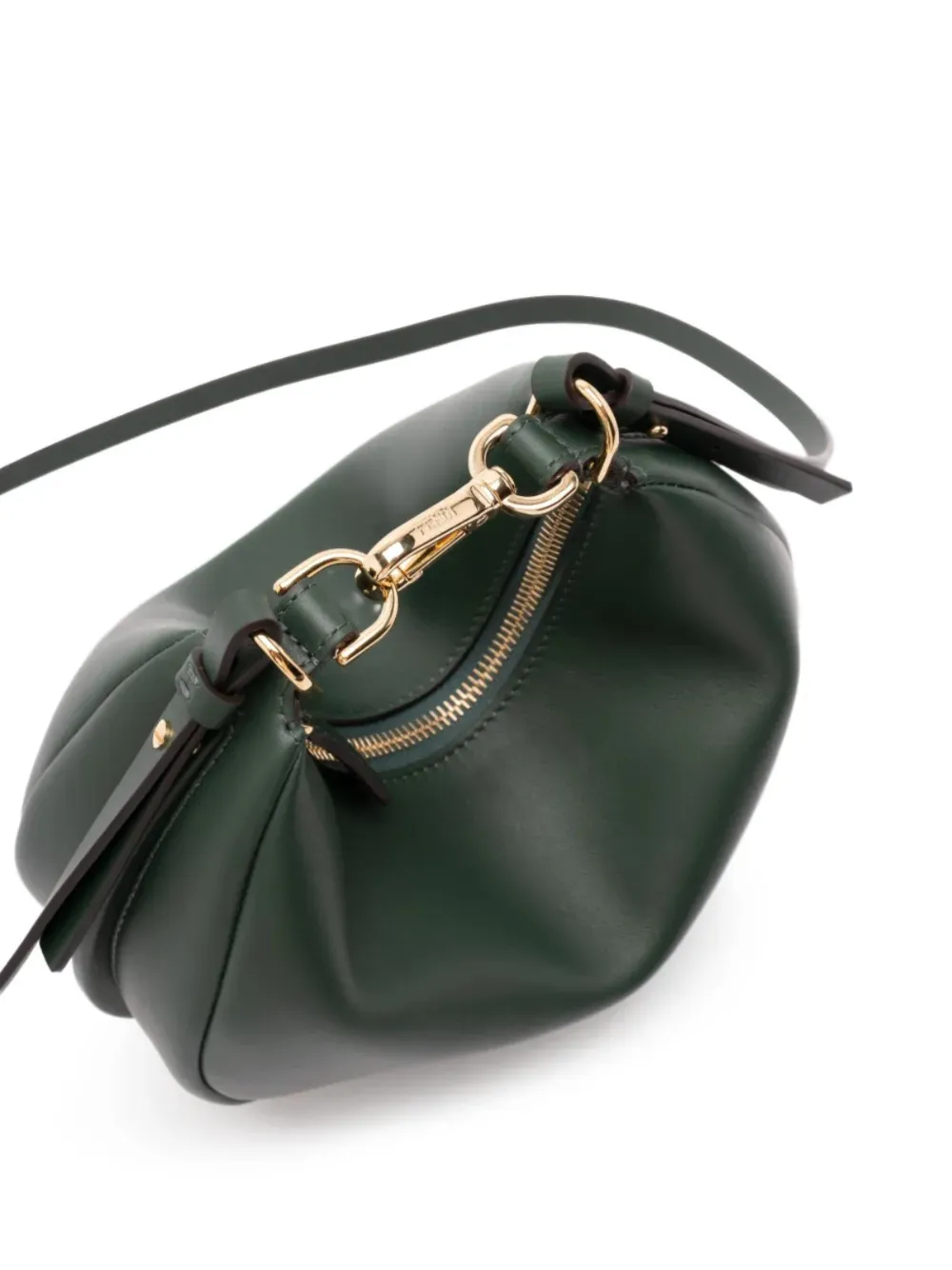 FENDI graph mini-clutch Groen