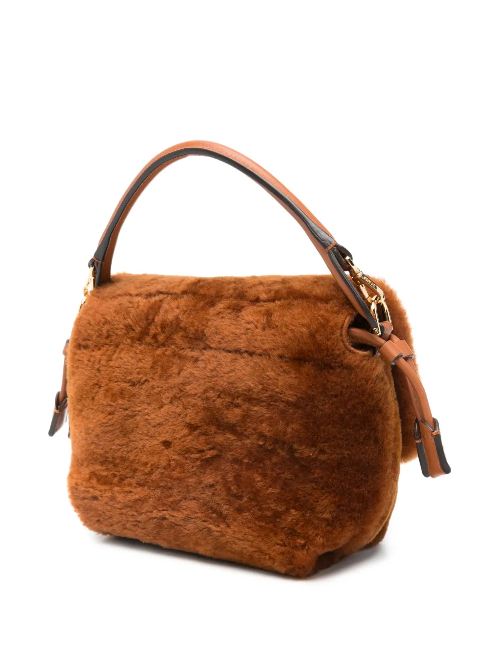 FENDI Kleine Mamma Baguette crossbodytas Bruin